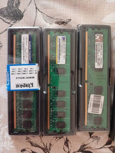 komputer alıram: Operativ yaddaş (RAM) Kingston, 2 GB, < 1333 Mhz, DDR2, PC üçün, İşlənmiş