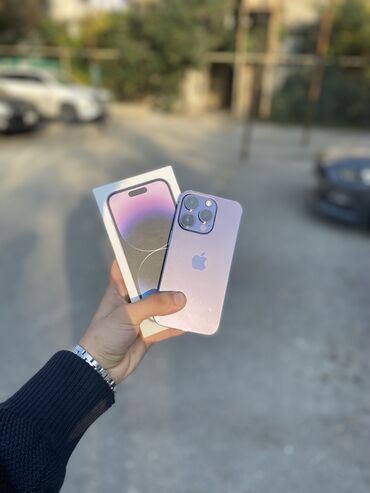 Apple iPhone: IPhone 14 Pro, 128 GB, Deep Purple, Face ID — 1