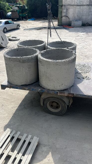 Железобетонные (ЖБИ) кольца для септика: Железобетонное (ЖБИ) кольцо для септика Размер: 150 x 90 x 9 см, Платная установка, В розницу — 10