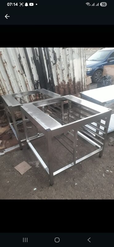 Sifarişlə mətbəx masaları: Dördbucaq masa, Açılmayan — 19