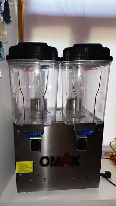 Диспенсер для холодных напитков OMAX, двухсекционный. - Две