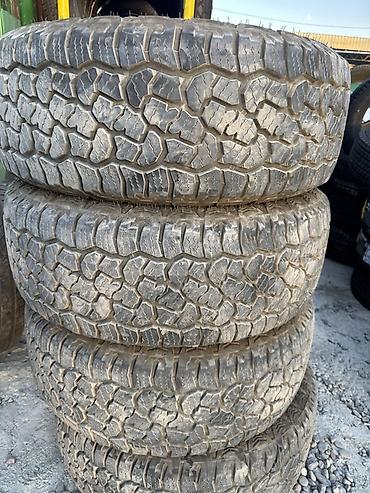 военная сетка: Комплект из 4 внедорожных шин 265/60 R18 LT. Продали машину. Осталось — 1