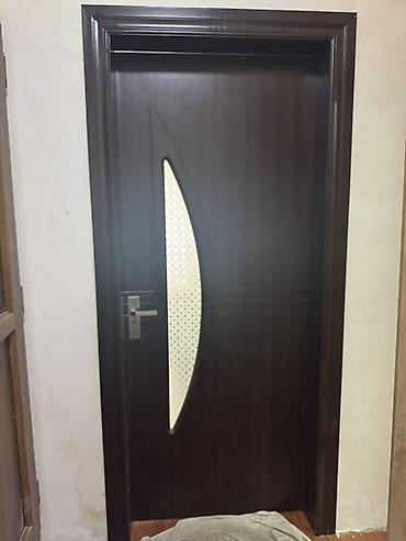 qapi mdf: Müasir dizaynlı daxili qapı - Material: tünd ağac teksturalı — 4