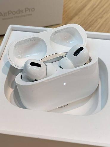Аудиотехника: Зымсыз вакуумдук кулакчындар, Apple, AirPods Pro, Жаңы — 2