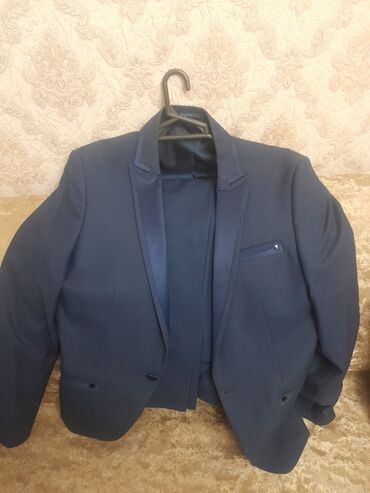 paltarlar kişi: Мужской костюм, Демисезон, 6XL (EU 52), цвет - Синий
