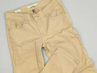 basic t shirty tommy hilfiger: Us Polo Assn, Spodnie materiałowe damskie, rozmiar S