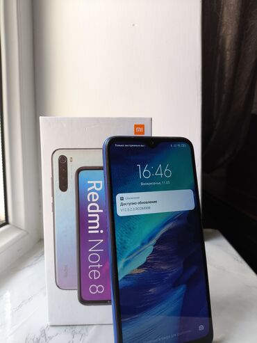 Техника и электроника: Xiaomi Redmi Note 8, 64 ГБ, цвет - Голубой