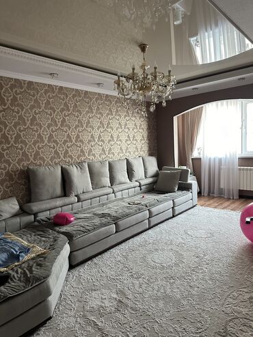 алматинка квартира: 3 комнаты, 106 м², 106 серия улучшенная, 6 этаж, Евроремонт