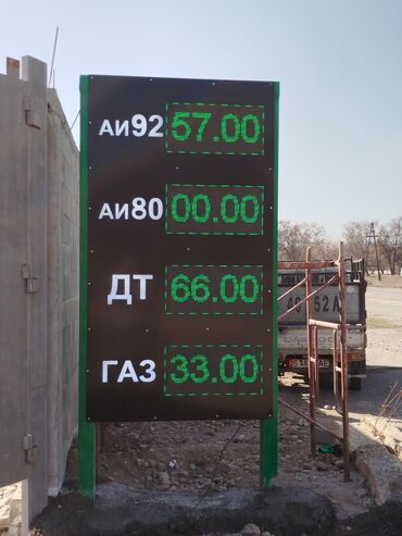 печать на ленте: Светодиодное табло цен для АЗС. Стелла - Назначение