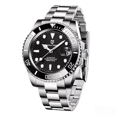 Ručni satovi: PAGANI DESIGN PD-1661 - 40mm - Crna - Rolex Submariner Hom Potpuno — 4