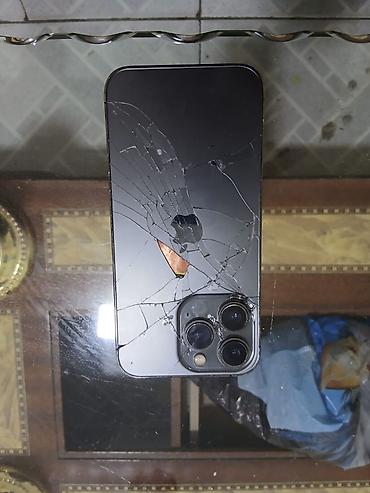IPhone 13 Pro, 128 GB, Graphite, Qırıq