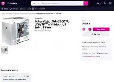 Aksesoari za TV i video: Zidni nosač za TV SCHWAIGER LWH 030 - Kompatibilan sa LED/LCD/Plasma — 14