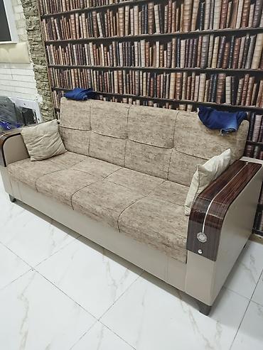 Диваны: Bej rəngli 3 nəfərlik divan Divanın parçası, qupkası gözəl — 2