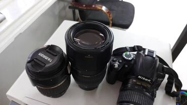 arduino бишкек купить: Продаю Nikon 3000 + три линзы 18-55, 18-200,70-300 сумка зарядка