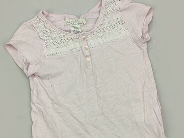 rozowa koszulka: T-shirt, H&M Kids, 8 years, 122-128 cm, condition - Satisfying