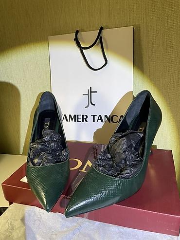 kemal tanca: Tuflilər, Ölçü: 38, rəng - Yaşıl, Yeni — 1