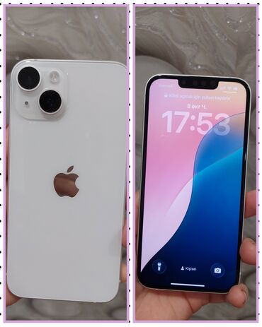 planşet apple: IPhone 14, Ağ, Face ID