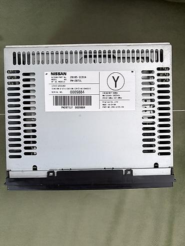 Avtoelektronika: Nissan Tiida orijinal avtomobil maqnitofonu və ön panel çərçivəsi - — 2