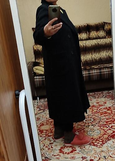 драп: Пальто, Осень-весна, Драп, Длинная модель, 4XL — 6