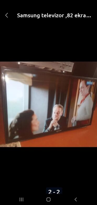 антенна для телевизора: İşlənmiş Televizor Samsung LCD 32" HD (1366x768), Ünvandan götürmə