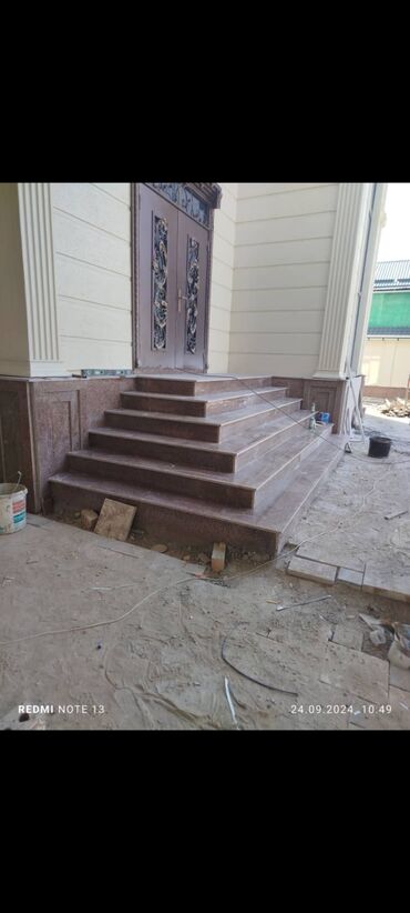 Сары-Таш, Травертин: Фасад утипление дом Сары Таш натуральная гранит мрамор балясины все at lalafo.kg — 21 Сары-Таш, Травертин: Фасад утипление дом Сары Таш натуральная гранит мрамор балясины все — 21