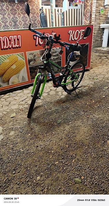4 tekerli velosped: Qara-yaşıl rəng kombinasiyaında velosiped. Şəhər və gündəlik sürüş — 1