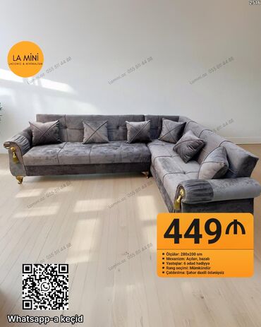 Komodlar: Künc divan, Açılan, Bazalı, Parça, Şəhərdaxili pulsuz çatdırılma