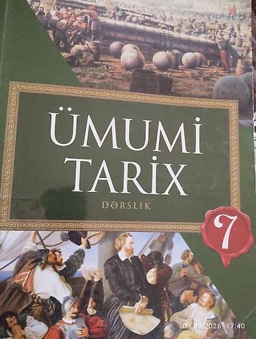 Kitablar və jurnallar: Yeni kitabdır içərisinə sadə karandaşla qeydlər edilib dərsə aid(hər — 1