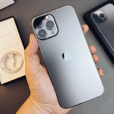 айфон 13 цена в бишкеке бу: IPhone 13 Pro Max, Колдонулган, 512 ГБ, Space Gray, Каптама, Кабель, 94 %