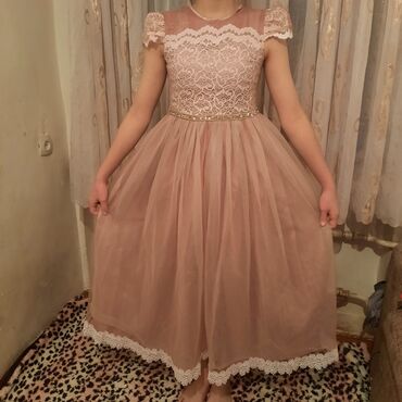 ош платя: Детское платье, цвет - Розовый