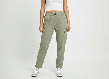 zalando chinosy damskie: Zara, Cargo for women, size M