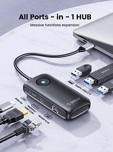 notebook bluetooth: 🔌 ORICO PDD11-6PR 6-in-1 USB Hub – Güclü və Çoxfunksiyalı Həll! 💼 Ofis — 3
