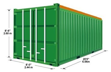 контейнер ош базар: Продаю Торговый контейнер, С местом, 40 тонн, Утеплен