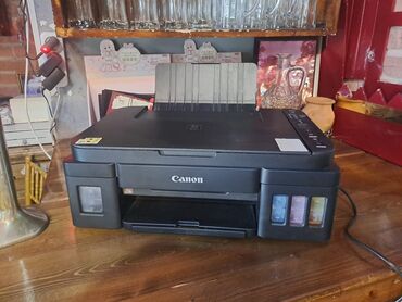 printer satışı: Canon g3410 təcili satılır vatspaa yazarsiz rəngi birdefe dəyişilib az