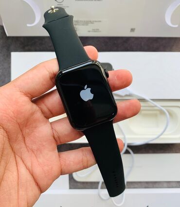 apple watch 6 qiymeti: *Apple Watch* 7/45mm 1.9 inch ful HD ekran Ürək döyüntüsü Qanda