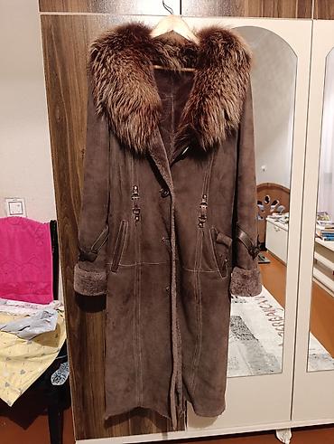 palto zara: Uzun dərili qadın palto - Material: yumşaq süet tipli dəri, içliyi — 1