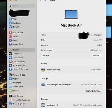 macbook air 2022: MacBook Air 15.3" (2023) на чипе Apple M2 - Экран: Liquid Retina — 3