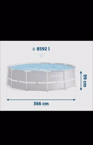 havuz ucuz: Istifade olunmamis Intex basseyn satilir. olculeri shekillerde gorunur