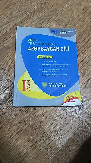 Testlər: Azərbaycan dili Testlər 11-ci sinif, DİM, 1-ci hissə, 2023 il — 1