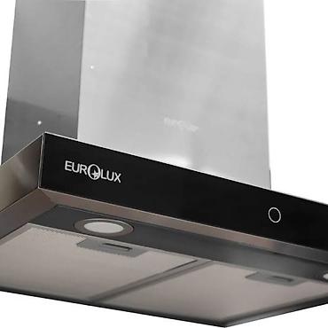 ses guc: Eurolux EU-RH4045TSB90 90 sm Divar Tipli Aspirator Müasir boz/qara — 3