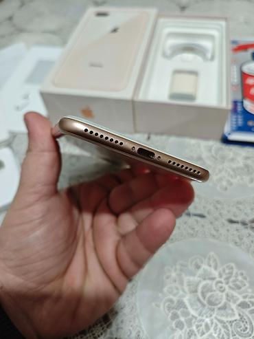 iphone 8 pilus: IPhone 8 Plus, 64 GB, Qızılı, Barmaq izi, Simsiz şarj, Sənədlərlə — 7