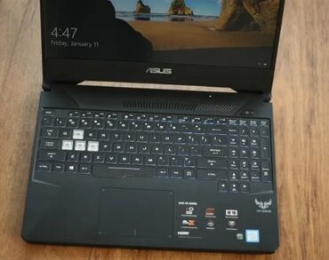 ноутбук asus tuf: Ноутбук, Asus, 8 ГБ ОЭТ, AMD Ryzen 5, 15.6 ", Колдонулган, Татаал эмес тапшырмалар үчүн, эс тутум SSD