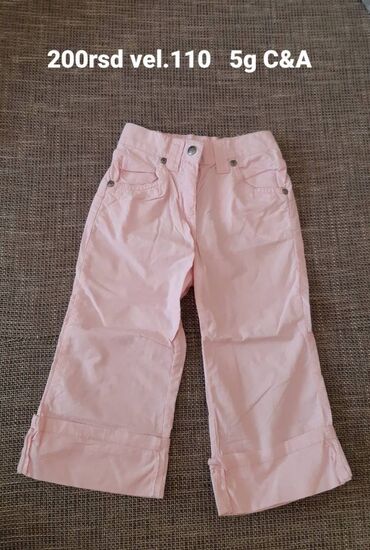 Paketi dečije odeće: Paket: Helanke, Majice, Pantalone, Za devojčice, uzrast: 4-5 godina — 2