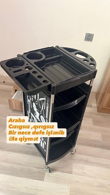 lexical fen: Salon üçün işçi araba – peşəkar bərbər/gözəllik arabası — 1