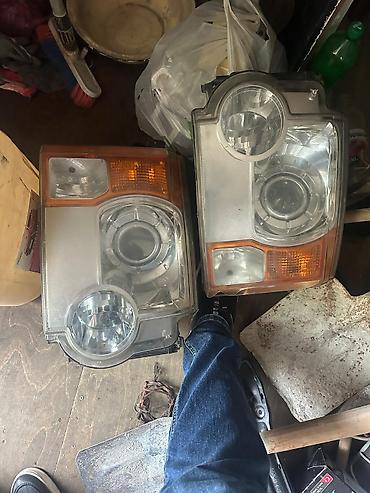 Ehtiyat hissələri: Komplekt, Yaxın və uzaq vuran işıqlar Land Rover, Orijinal, İşlənmiş — 1