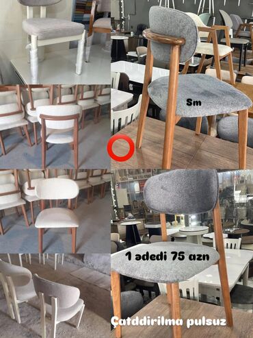 Masa və oturacaq dəstləri: Qonaq otağı üçün, Yeni, Stul