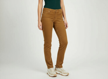 cross jeans zakręt: Bpc bonprix collection, Material trousers for women, size M