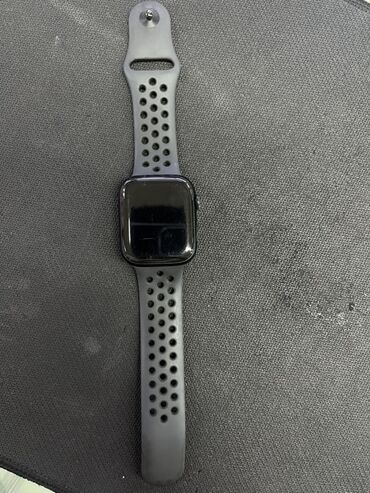 apple watch 7 копия цена: Смарт-часы Apple Watch Series 7 в черном цвете с черным спортивным