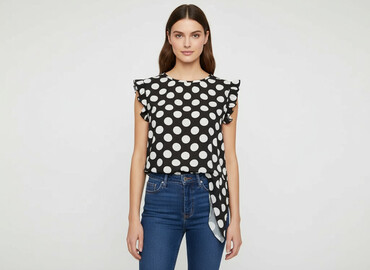 stradivarius sukienka w kropki: Boohoo, Жіноча блуза, розмір XS