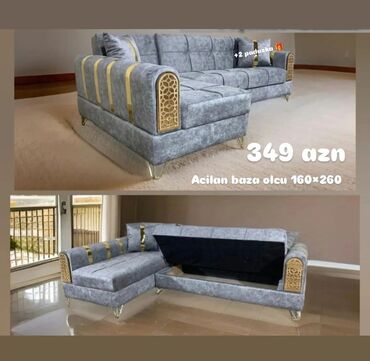 Künc divan, Yeni, Açılan, Bazalı, Parça, Şəhərdaxili pulsuz çatdırılma